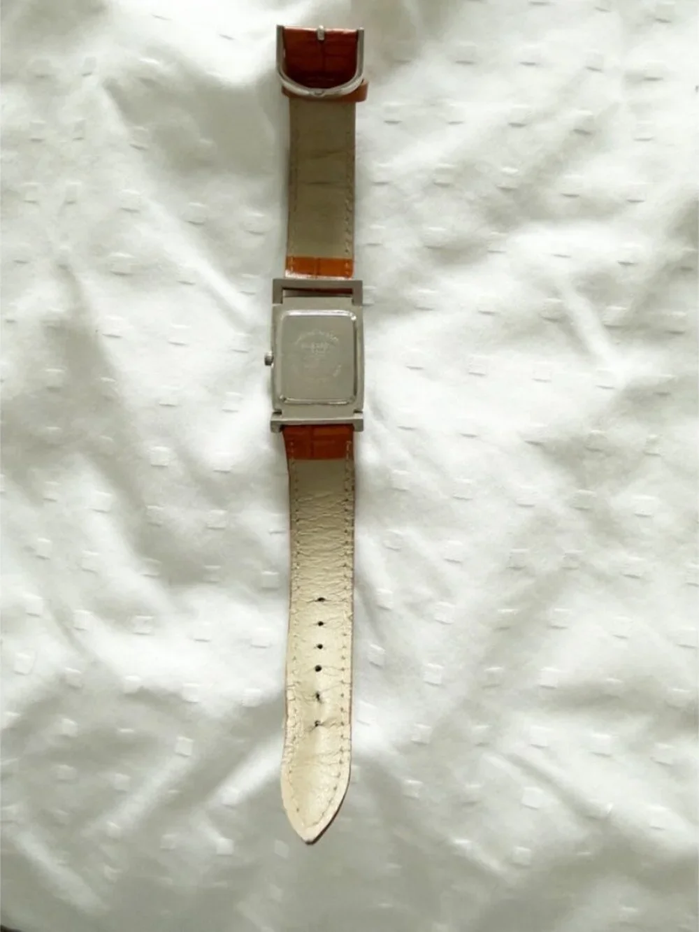 Embassy by Gruen PQuartz w/ Date Brown Leather Strap Men's Watch NEEDS BATTERY